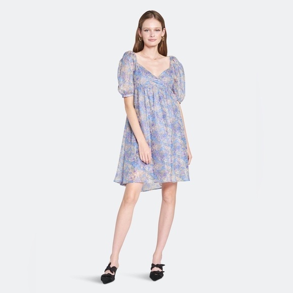 En Saison Octavia Dress - Blue - Picture 1 of 5